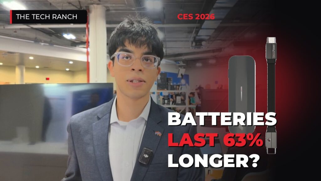 Ibad of Liion Power with the Leo battery life extender at CES 2026 on The Tech Ranch