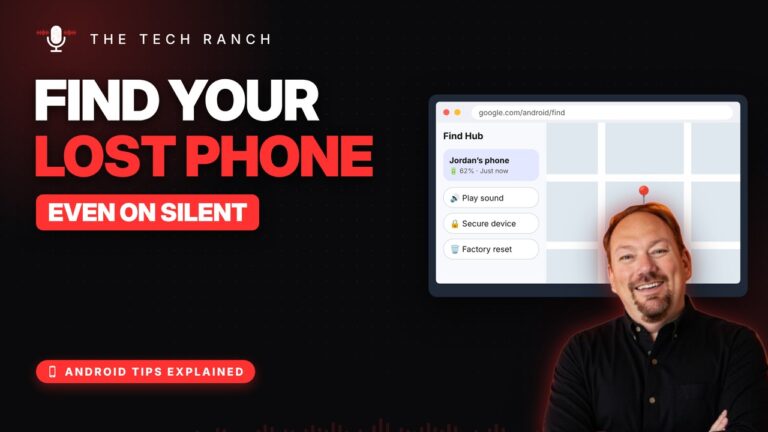 Ring Your Lost Android Phone, Even on Silent (Find Hub) - The Tech Ranch
