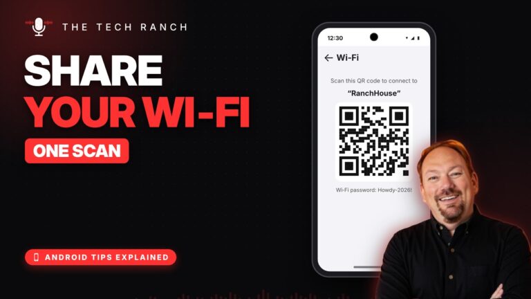 Share Your Wi‑Fi With a QR Code on Android - The Tech Ranch