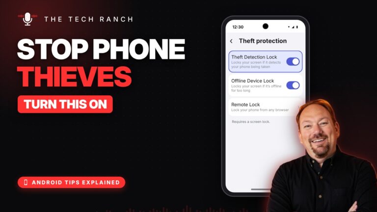 Make Your Android Phone Lock Itself If It's Snatched - The Tech Ranch