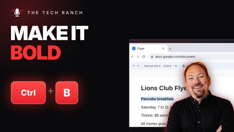 Make Text Bold Instantly: Ctrl + B (Plus Italic & Underline) - The Tech Ranch
