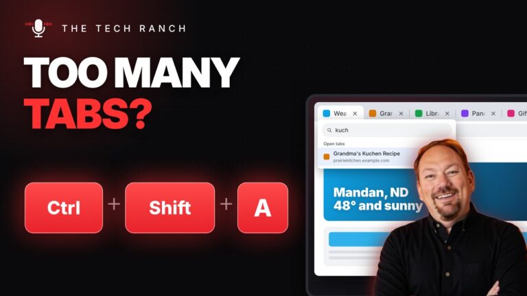 Too Many Tabs? Search Them in Chrome: Ctrl + Shift + A - The Tech Ranch