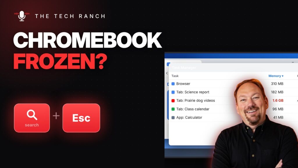 Chromebook Frozen? Open Task Manager: Search + Esc - The Tech Ranch