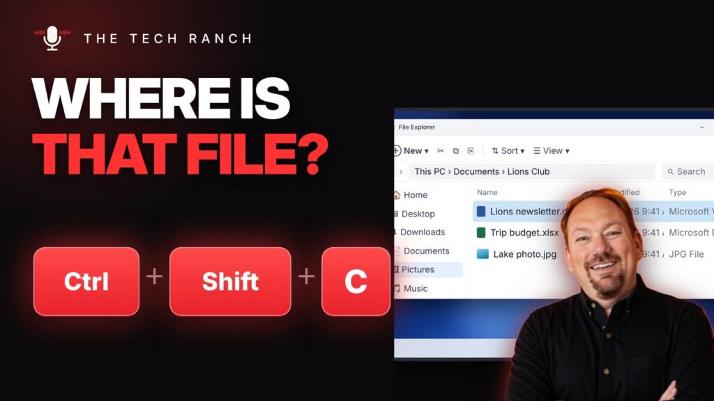 Copy a File's Full Location in Windows 11: Ctrl + Shift + C - The Tech Ranch