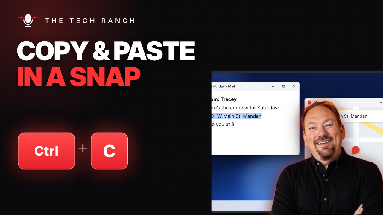 Copy and Paste in a Snap: Ctrl + C and Ctrl + V (Plus Ctrl + X) - The Tech Ranch