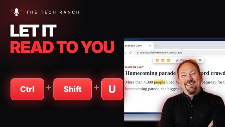 Let Your Browser Read to You: Ctrl + Shift + U in Microsoft Edge - The Tech Ranch