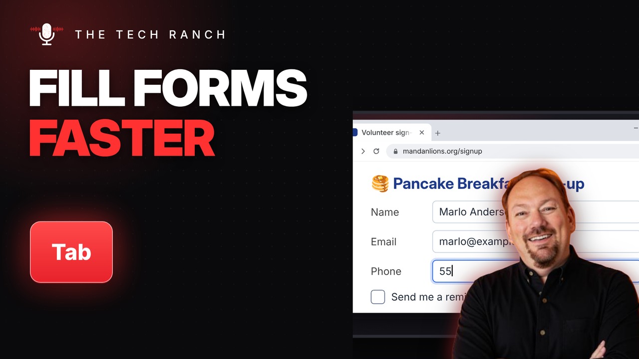 Fill Out Online Forms Faster: The Tab Key - The Tech Ranch