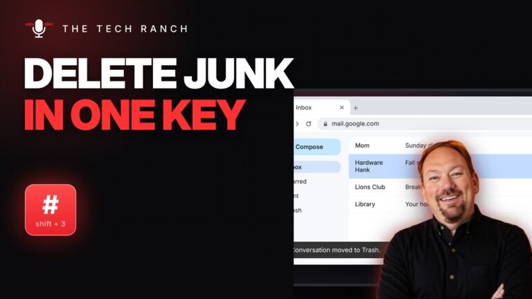 Delete Junk Mail in Gmail with One Key: # (Plus Z to Undo) - The Tech Ranch