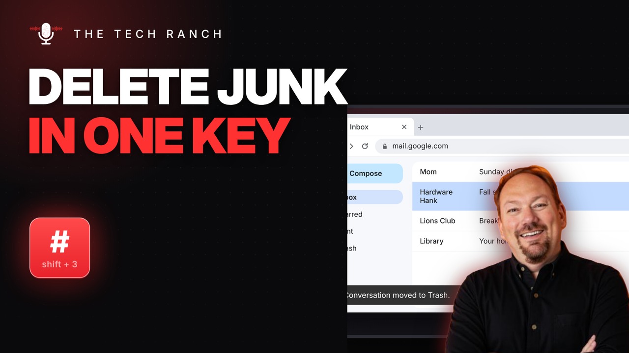 Delete Junk Mail in Gmail with One Key: # (Plus Z to Undo) - The Tech Ranch
