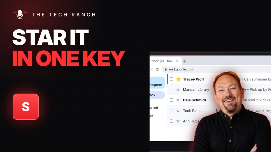 Star an Email in One Key in Gmail: S - The Tech Ranch