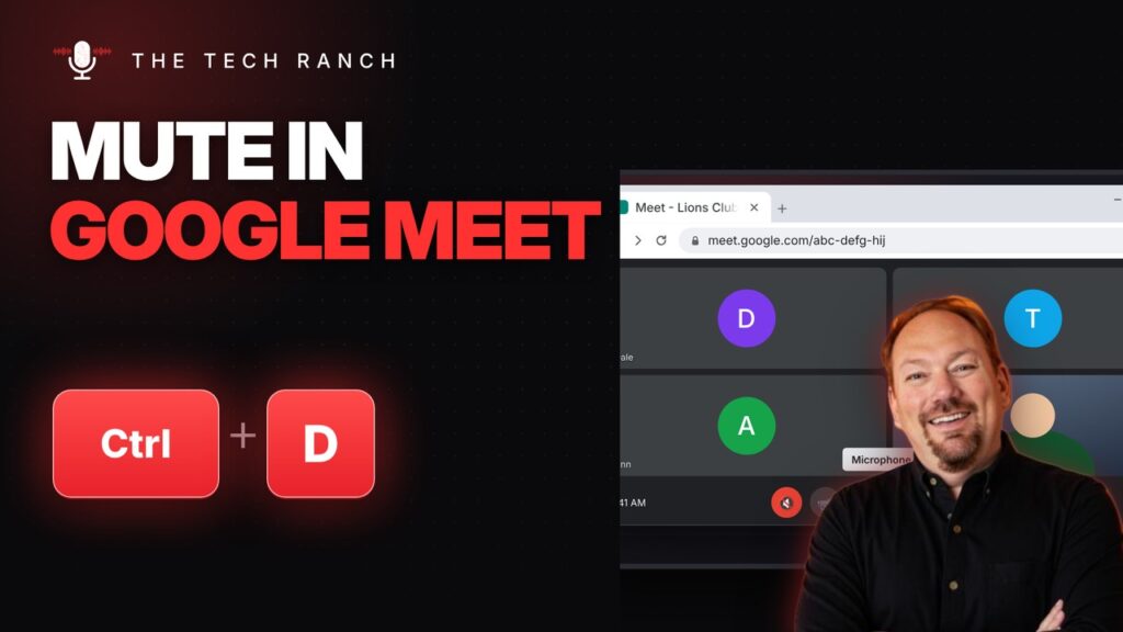 Mute Yourself in Google Meet Instantly: Ctrl + D - The Tech Ranch