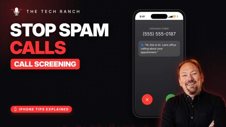 Make Spam Callers Say Who They Are: iPhone Call Screening - The Tech Ranch