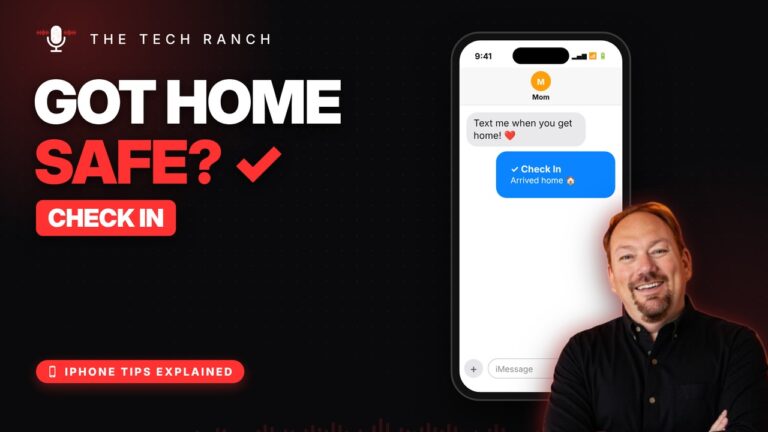 Let Family Know You Got Home Safe: iPhone Check In - The Tech Ranch