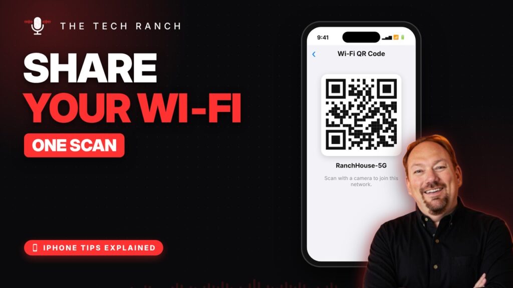 Share Your Wi‑Fi With a QR Code on iPhone - The Tech Ranch