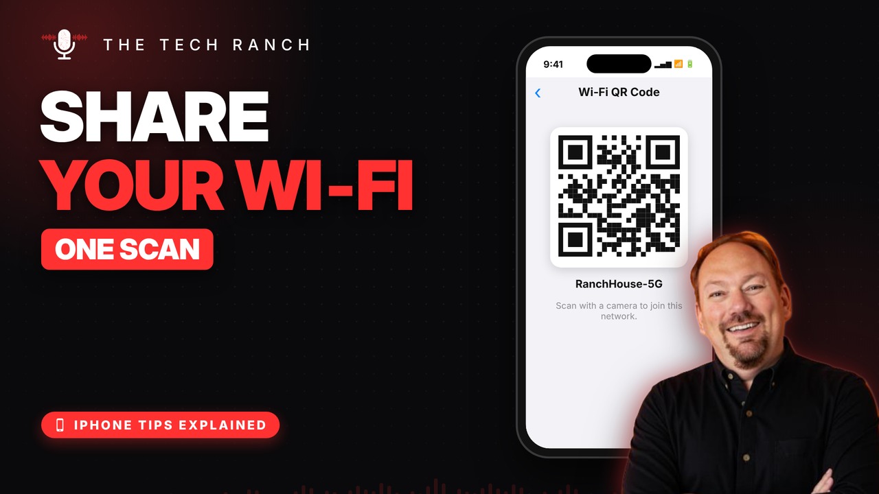 Share Your Wi‑Fi With a QR Code on iPhone - The Tech Ranch