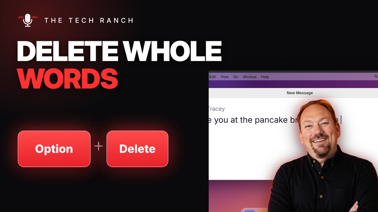 Delete Whole Words on a Mac: Option + Delete - The Tech Ranch