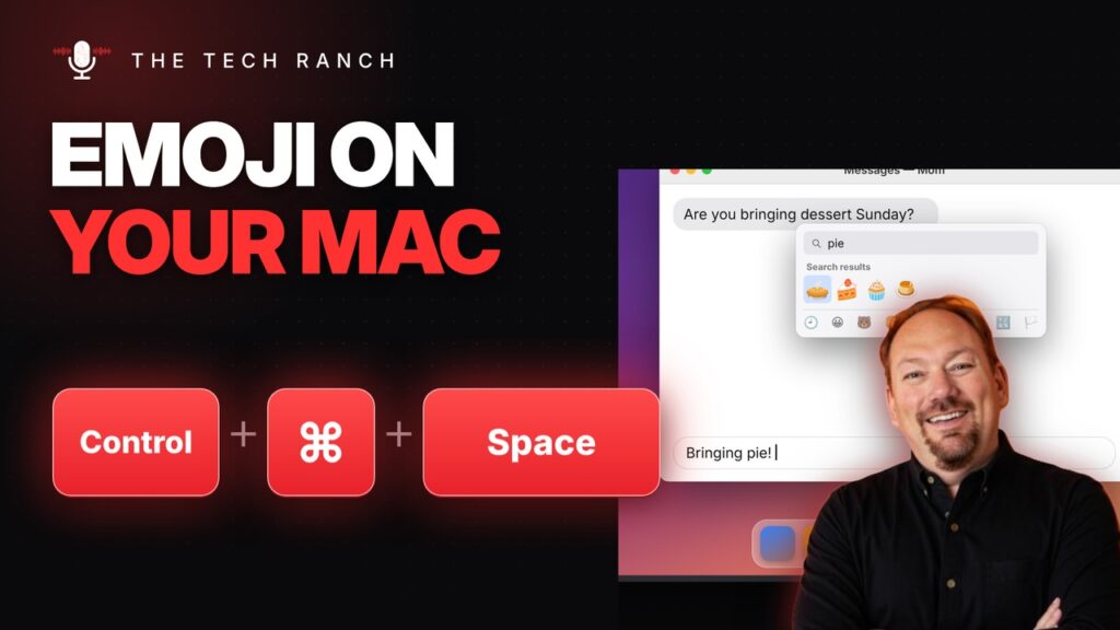 Emoji on Your Mac: Control + Command + Space - The Tech Ranch