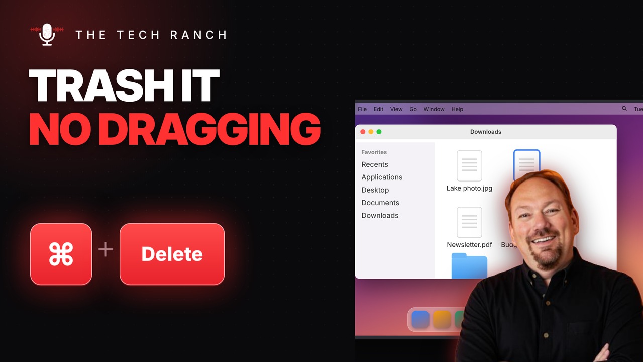 Delete Files on a Mac Without Dragging: Command + Delete - The Tech Ranch