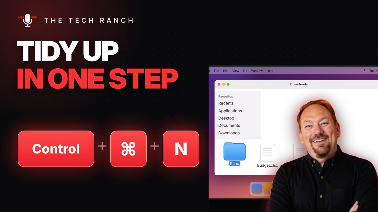 Put Files in a New Folder in One Step on a Mac: Control + Command + N - The Tech Ranch