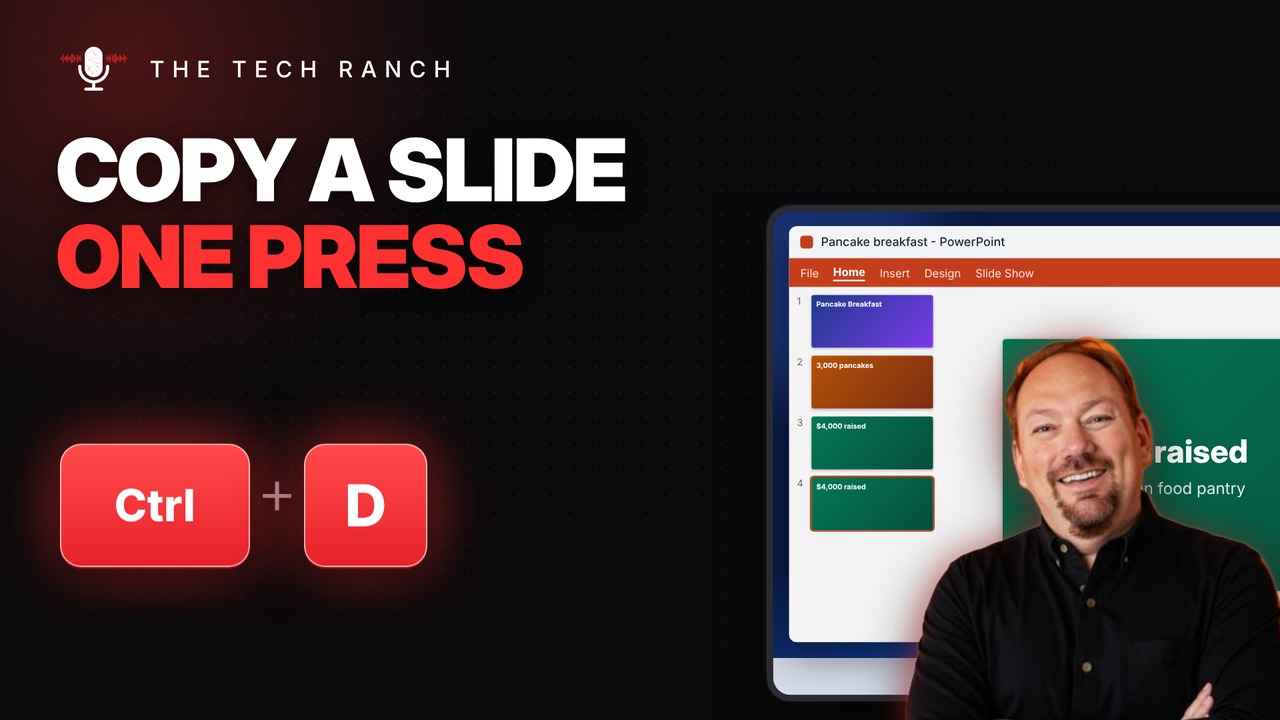 Duplicate a PowerPoint Slide in One Press: Ctrl + D - The Tech Ranch