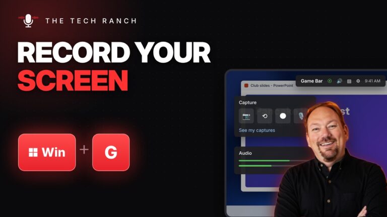 Record Your Screen on Windows for Free: Windows Key + G (Game Bar) - The Tech Ranch