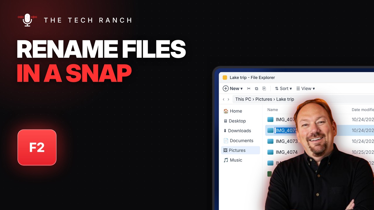 Rename Files Fast: F2 (Plus the Tab Trick for a Whole Folder) - The Tech Ranch
