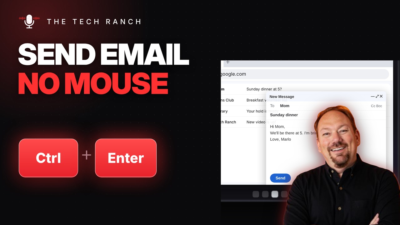 Send an Email Without the Mouse: Ctrl + Enter (Gmail & Outlook) - The Tech Ranch