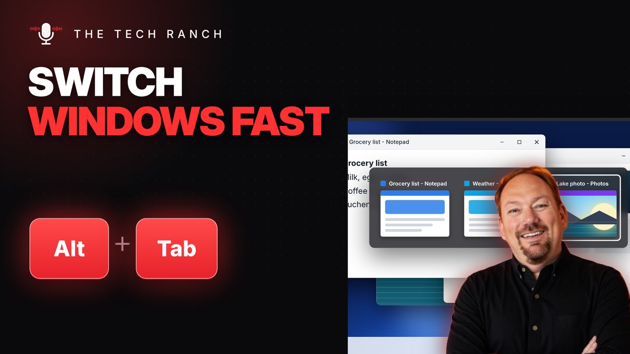 🔀 Switch Windows Instantly with Alt + Tab | The Tech Ranch