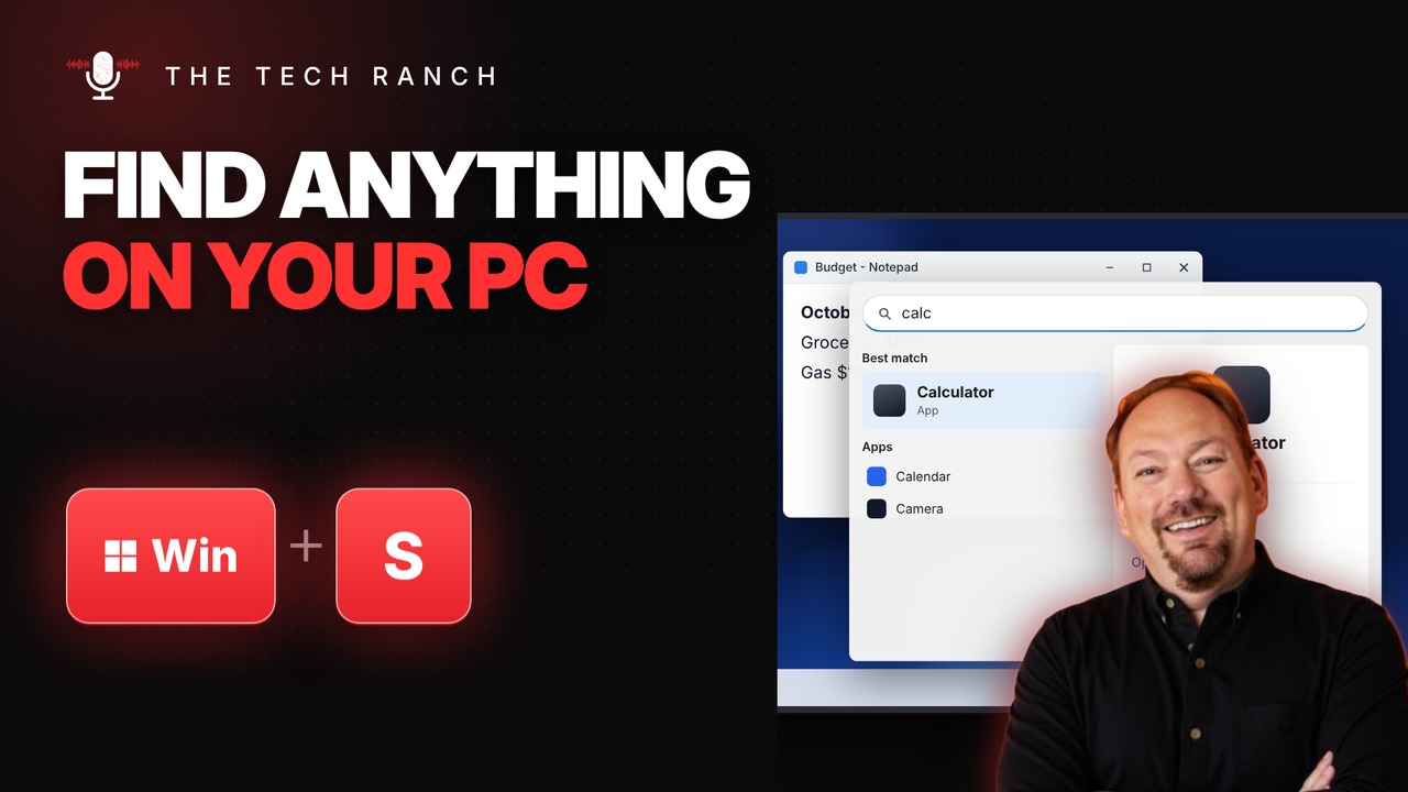 Find Any App or File Fast: Windows Key + S (Search) - The Tech Ranch