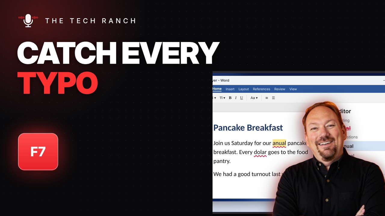 Check Spelling and Grammar in Word Instantly: F7 - The Tech Ranch