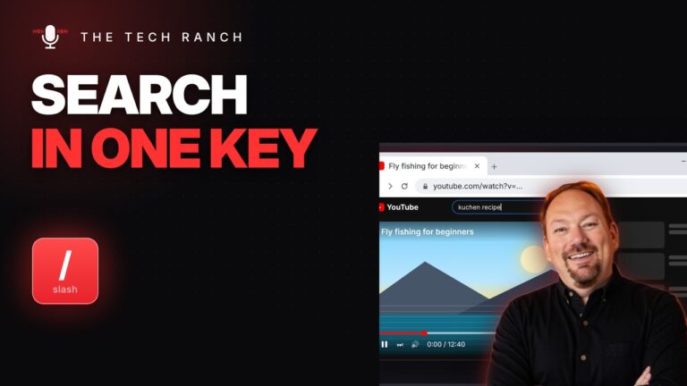 Search YouTube Without the Mouse: Press / - The Tech Ranch